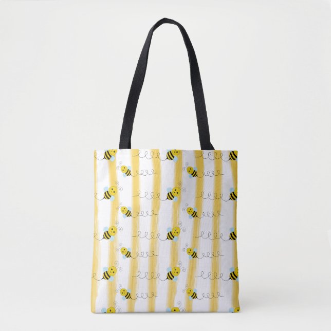 Schöne Bienenreifen Tote-Tasche Tasche (Vorderseite)
