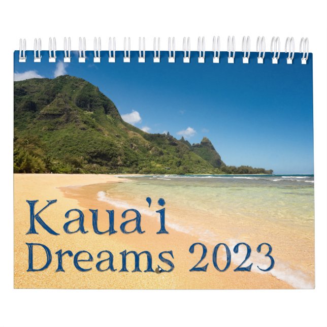 Schöne Bilder von der hawaiianischen Insel Kauai Kalender (Titelbild)