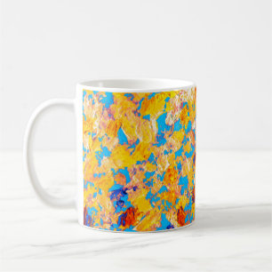 Schöne bildliche handgefertigte Gouache-Tupfer Etü Kaffeetasse