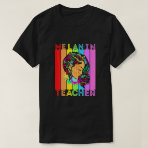 Schöne Black Girl Magic Melanin Poppin School T T-Shirt