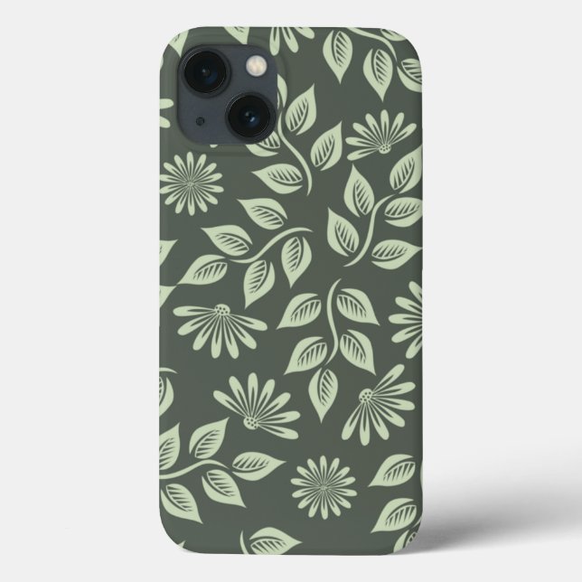Schöne Blätter Design Case-Mate iPhone Hülle (Rückseite)