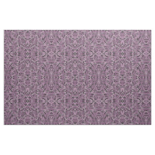 Schöne Blätter in Eggplant Lila Stoff