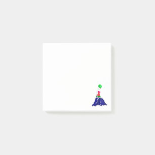 Schöne Blaubeerkleiderentwurfs-Post-Itanmerkungen Post-it Klebezettel