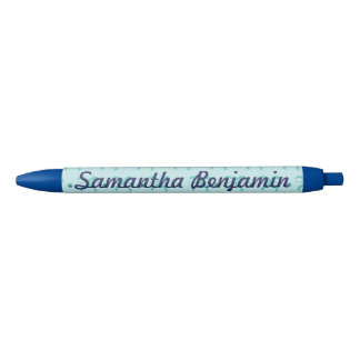 Schöne blaue Bogen Kugelschreiber