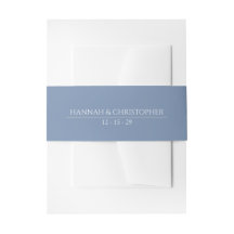 Schöne blaue Hochzeit