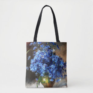 Schöne blaue Kornblumen Tasche