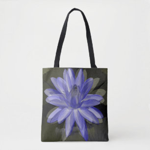 Schöne blaue Lilie.... Tasche