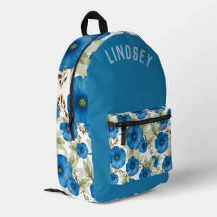 Schöne Blaue Morgengläser Personalisiert Bedruckter Rucksack