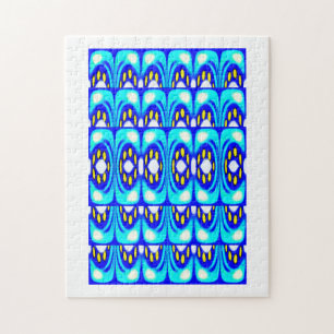 Schöne blaue Musterkunst