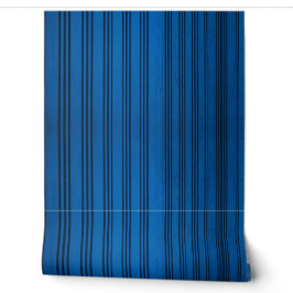 Schöne blaue vertikale Streifen Tapete