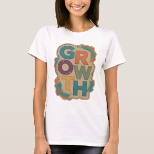 Schöne blaue WACHSTUMS-Individualdesign T-Shirt