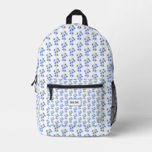 Schöne Blauglocken Bedruckter Rucksack
