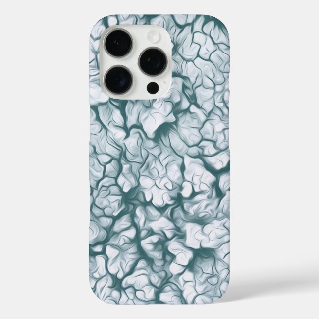 Schöne bläuliche Natur Abstrakt iPhone 16 Pro Hülle (Rückseite)