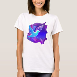 Schöne Blue Dove Graphic T-Shirt