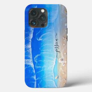 Schöne Blue Ocean Beach Wellen Tropical Custom Case-Mate iPhone Hülle