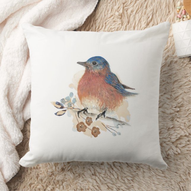 Schöne Bluebird-Wohngestaltung Kissen (Decke)