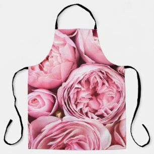 Schöne blühende rosa Blume Schürze
