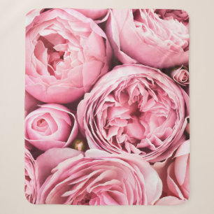 Schöne blühende rosa Blume Sherpadecke
