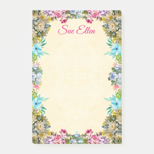 Schöne Blume 527 Post-It-Notes Post-it Klebezettel (Vorderseite)