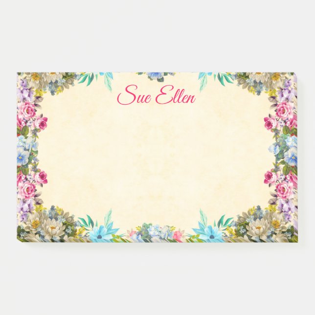 Schöne Blume 527 Post-It-Notes Post-it Klebezettel (Vorderseite)