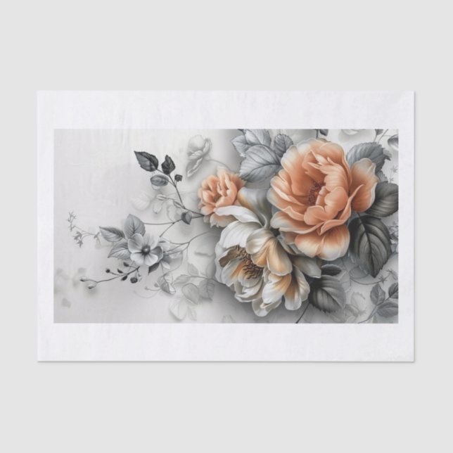 Schöne Blume 9 Seidenpapier (Vorderseite)