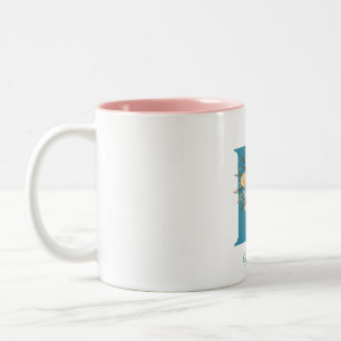 Schöne Blume Alphabetische TASSE