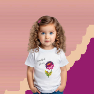 Schöne Blume Baby T-shirt