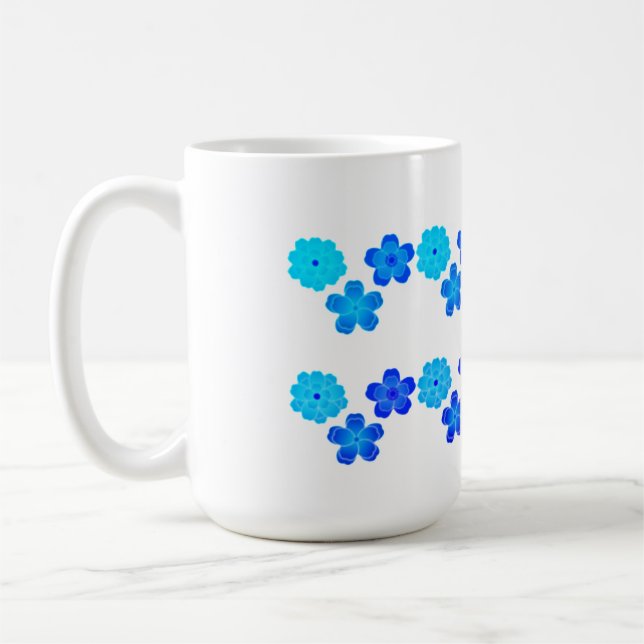 Schöne Blume, Blume Kaffeetasse (Links)