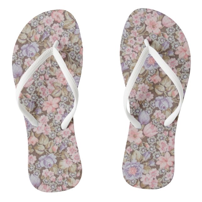 schöne Blume Blumentextilien Flip Flops (Fußbett)