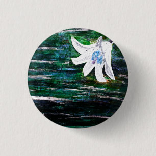 Schöne Blume Button