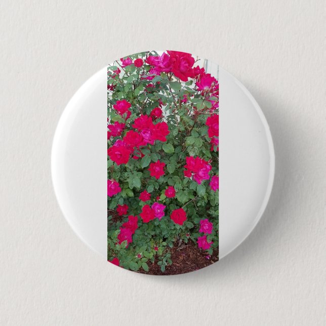 Schöne Blume Button (Vorderseite)