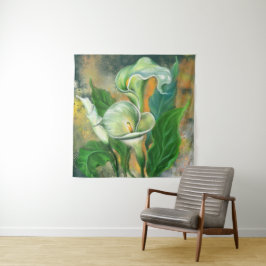 Schöne Blume Calla Lily Tapestry Malerei Wandteppich