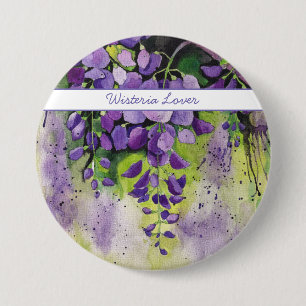 Schöne Blume der Wisteria Button
