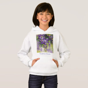 Schöne Blume der Wisteria Hoodie
