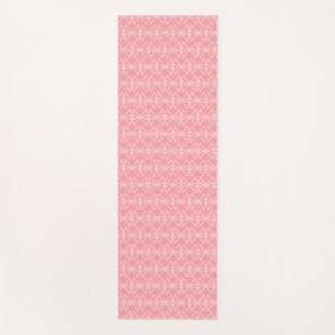 Schöne Blume des Lebens auf korallenroter Yogamatt Yogamatte