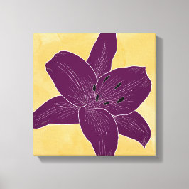 Schöne Blume Design Lily Nr. 4 Leinwanddruck