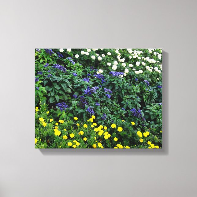Schöne Blume Foto Single Leinwand (Vorderseite)