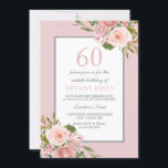 Schöne Blume Frauen 60. Geburtstagsparty einladen Einladung<br><div class="desc">Schöne Blume Girls 60. Geburtstagsparty Einladung Siehe Matching Kollektion im Store</div>