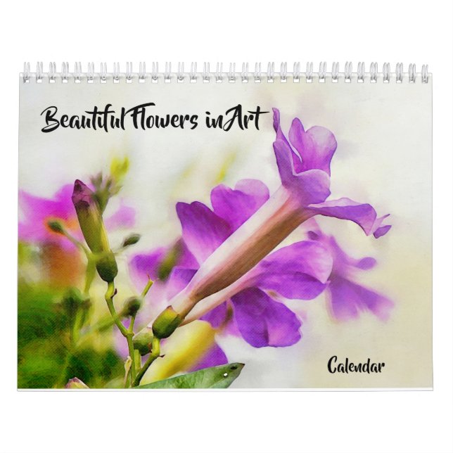 Schöne Blume im Art Calendar Kalender (Titelbild)