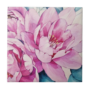 Schöne Blume im Freien Fliese