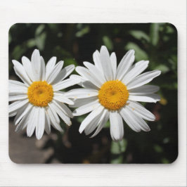 Schöne Blume in weißer Farbe. Mousepad