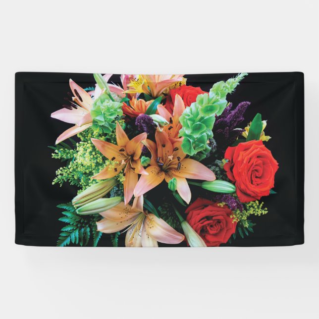 Schöne Blume Kissen Banner (Horizontal)
