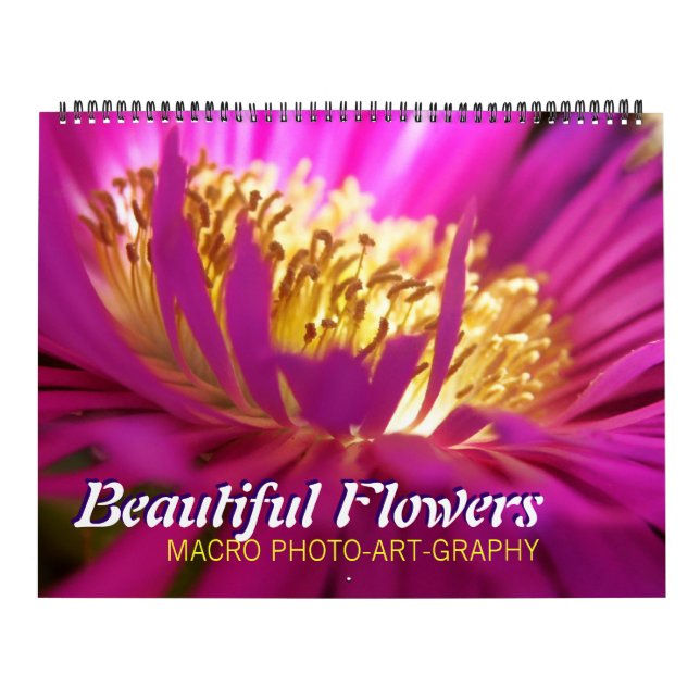 Schöne Blume Makro 12-monatiger Wall Kalender (Titelbild)