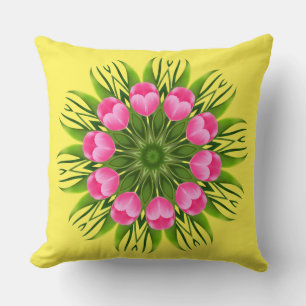 Schöne Blume Mandala Design-79358 Kissen