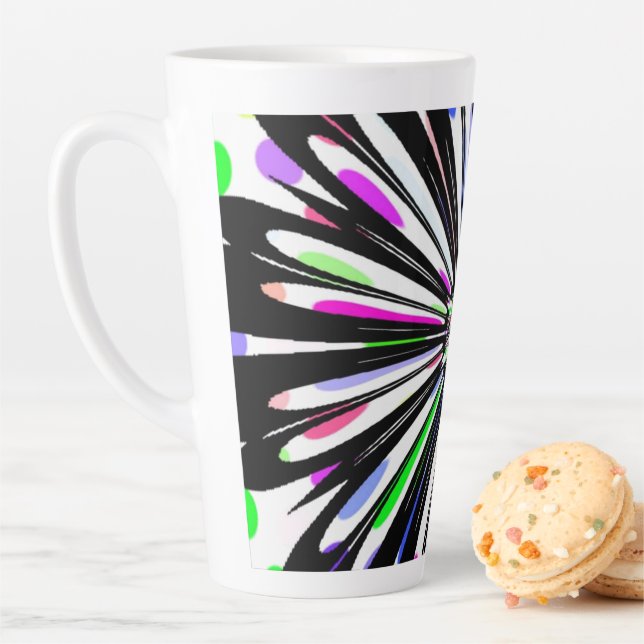 schöne Blume Mandala Design Milchtasse (Beispiel)