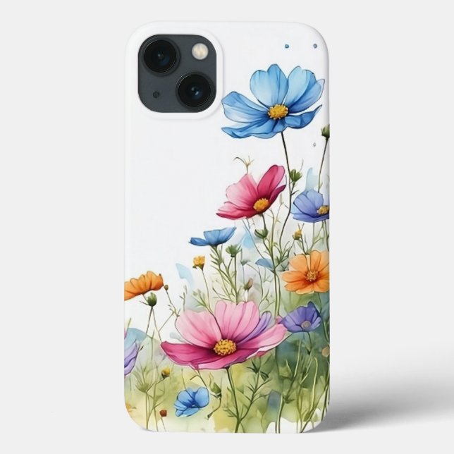 Schöne Blume mit Blumen Case-Mate iPhone Hülle (Rückseite)