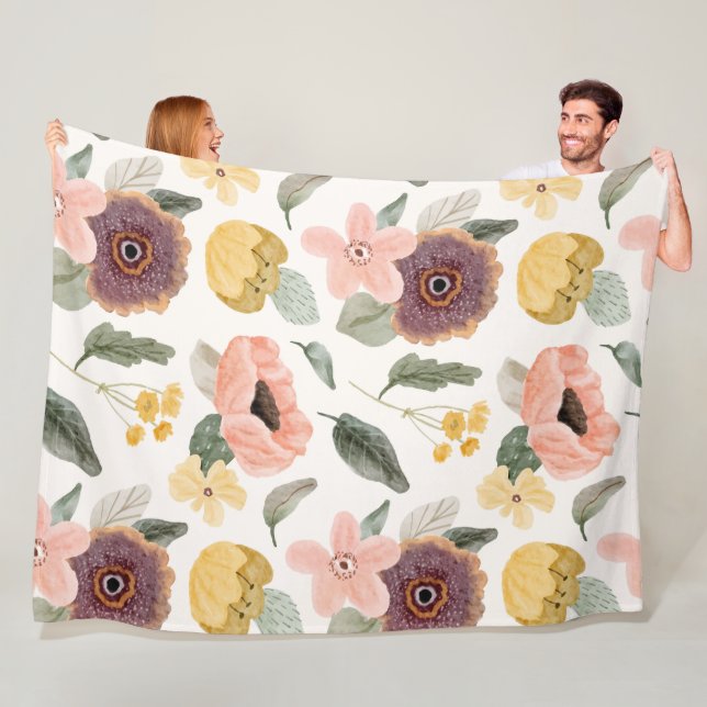 Schöne Blume Niedlich Fleecedecke (Beispiel)