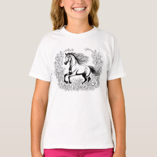 Schöne Blume & Paint T-Shirt