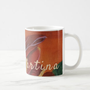 Schöne Blume Persönliche Umarmung Kaffeetasse