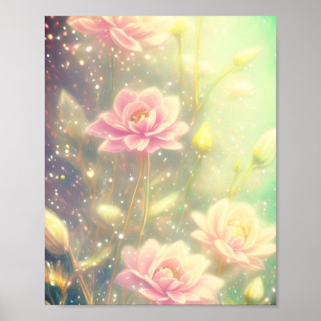 Schöne Blume Poster (Vorne)